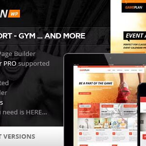 Gameplan ? Event and Gym Fitness WordPress Theme