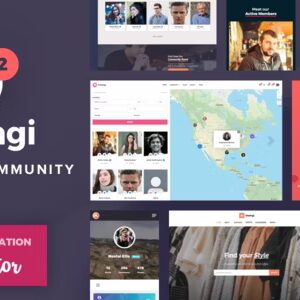 Gwangi ? PRO Multi-Purpose Membership, Social Network ? BuddyPress Community Theme