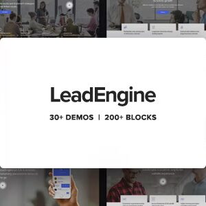 LeadEngine – Multi-Purpose WordPress Theme with Page Builder