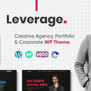 Leverage – Creative Agency & Portfolio WordPress Theme
