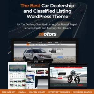 Motors – Automotive Car Dealership Car Rental Auto Classified Ads Listing WordPress Theme