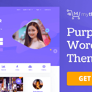 MyThemeShop Purple WordPress Theme