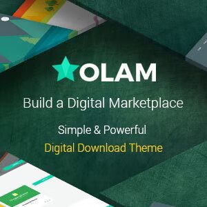 Olam - Easy Digital Downloads Marketplace WordPress Theme