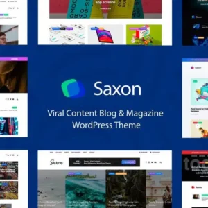 Saxon - Viral Content Blog & Magazine WordPress Theme
