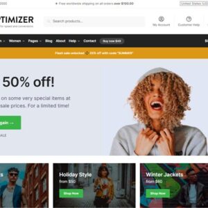 Shoptimizer – Fastest WooCommerce WordPress Themes