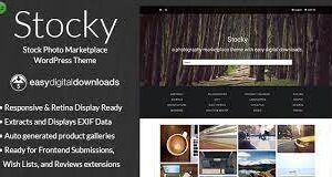 Stocky - A Stock Photography Marketplace Theme
