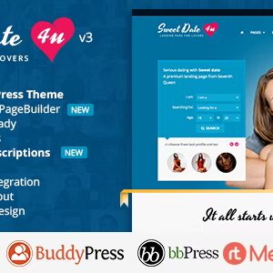 Sweet Date – More than a WordPress Dating Theme