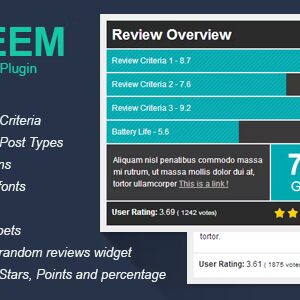 Taqyeem – WordPress Review Plugin